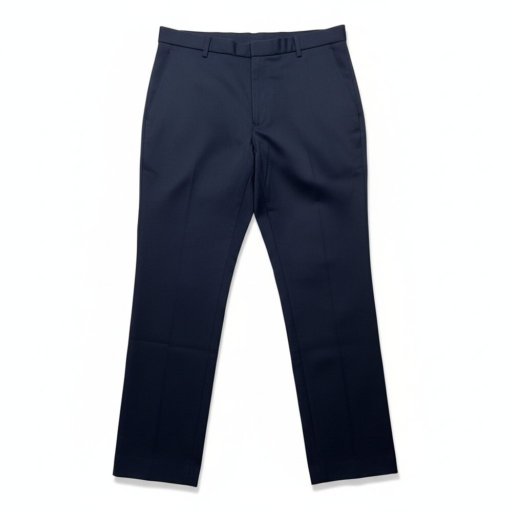 Tommy Hilfiger Navy Straight-Leg Dress Pants 33x30